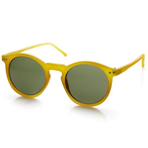 yellow sunglasses round